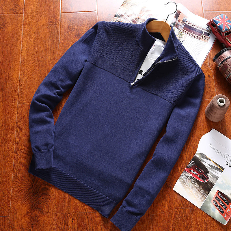 WW | Luxurious Men's Zip-Up Sweater