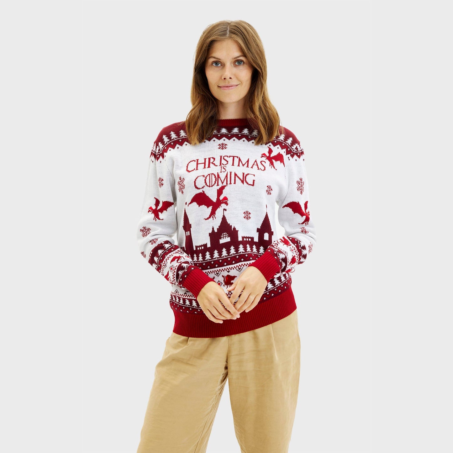 WW | Santa Claus Is Coming Christmas Jumper - Women