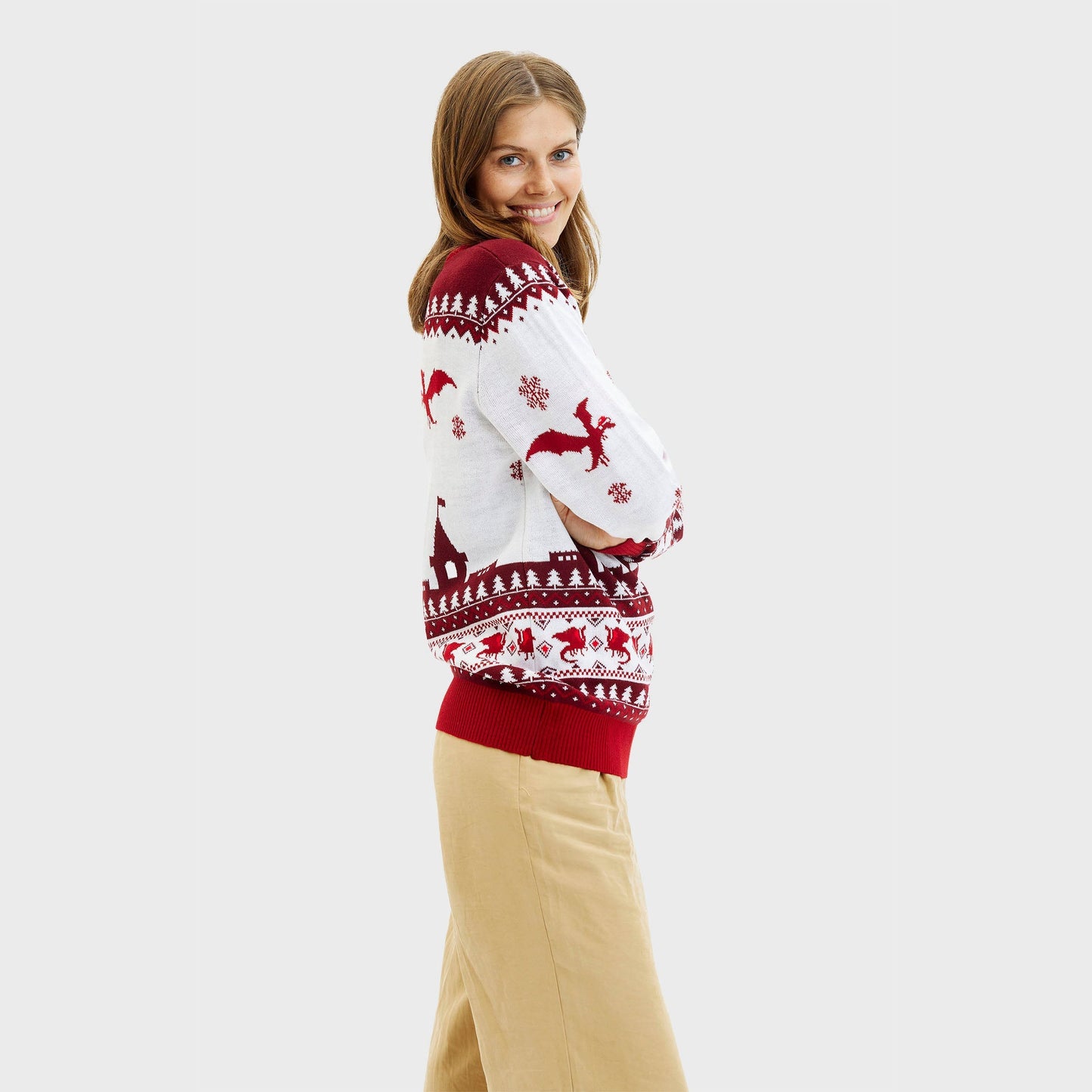 WW | Santa Claus Is Coming Christmas Jumper - Women