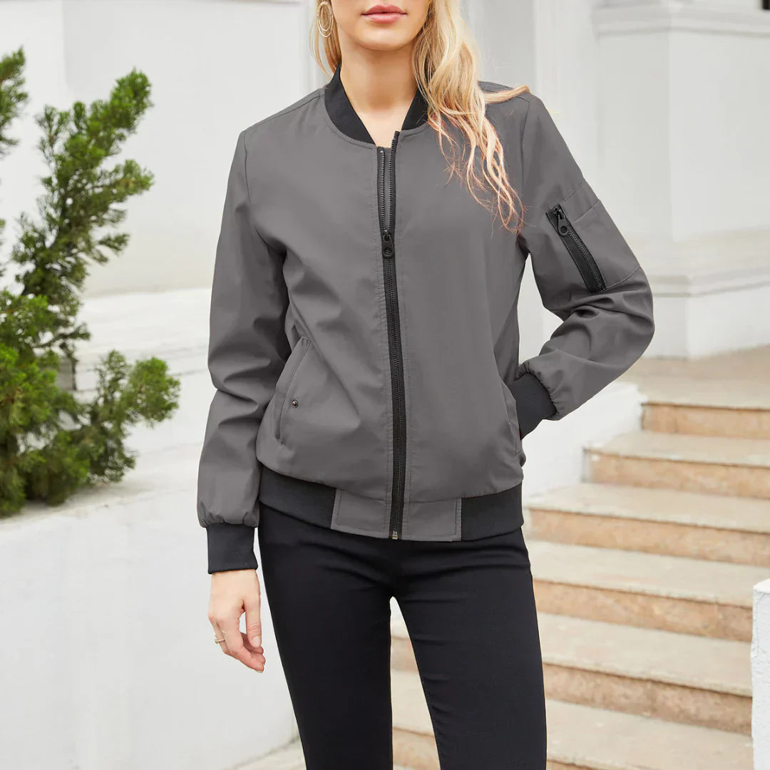 WW | Varsity Jacket - Casual Bomber Jacket for Women