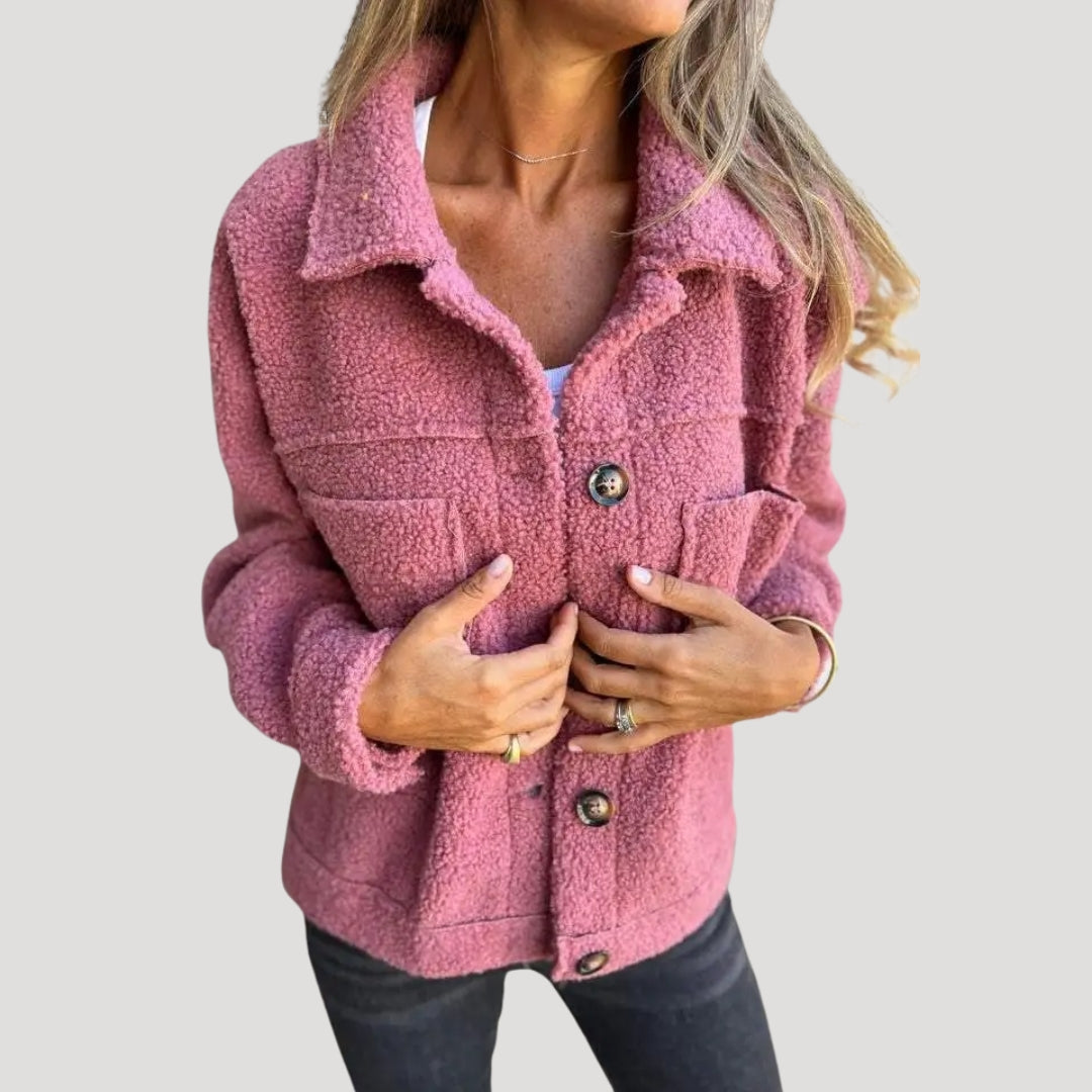 WW | Teddy-Fleecejacke - Modische Sherpa Jacke für Alltag & Freizeit