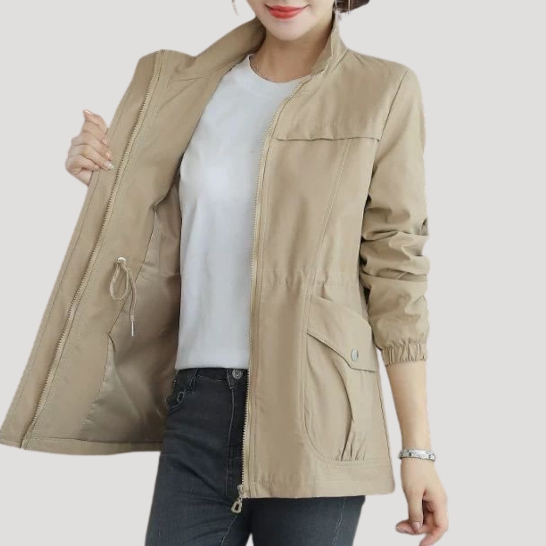 WW | Damen wasserdichte leichte Frühlingswindjacke