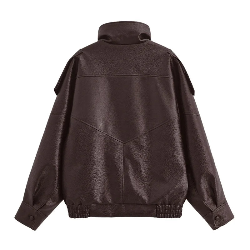 WW | Hochkragen-Motorradjacke