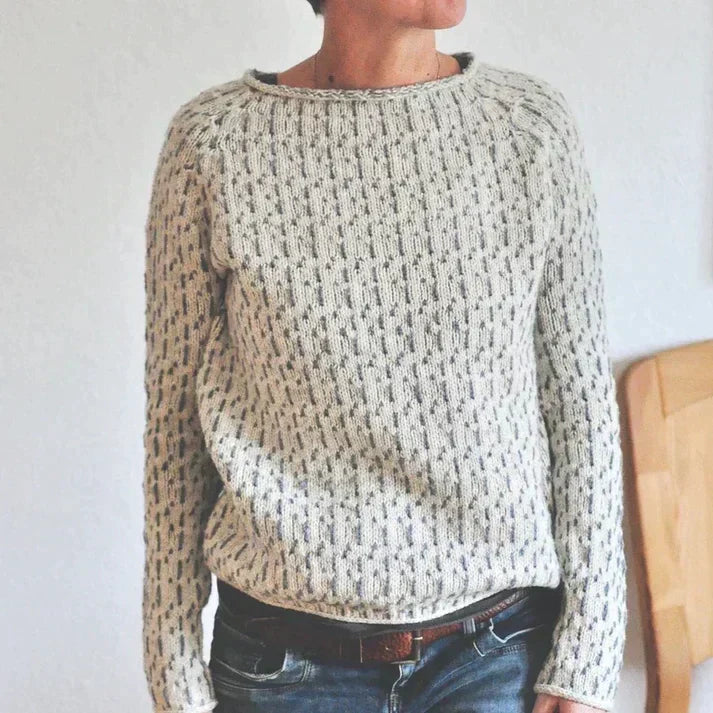WW | Grey Boat Neck Sweater - Stylish and Comfortable Women's Clothing