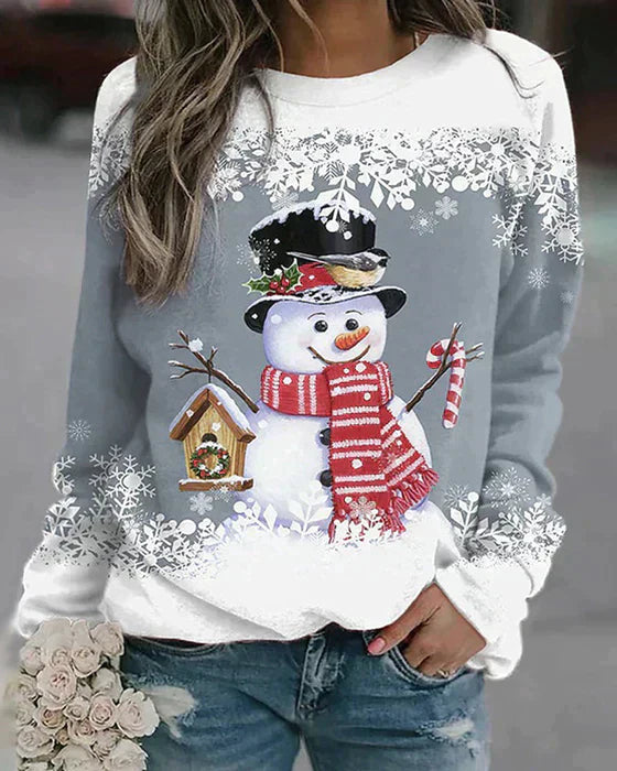 Colorful snowman design