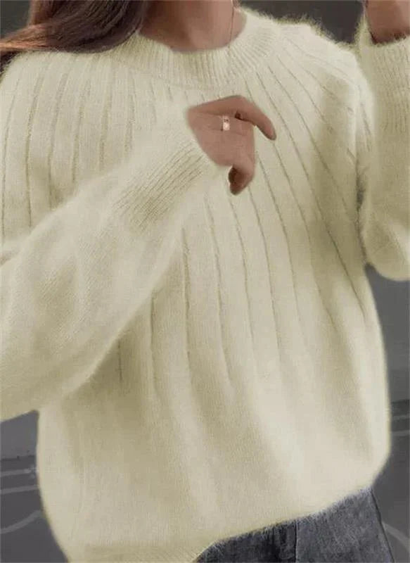 WW | Pullover Fluffy Cashmere Knit Sweater