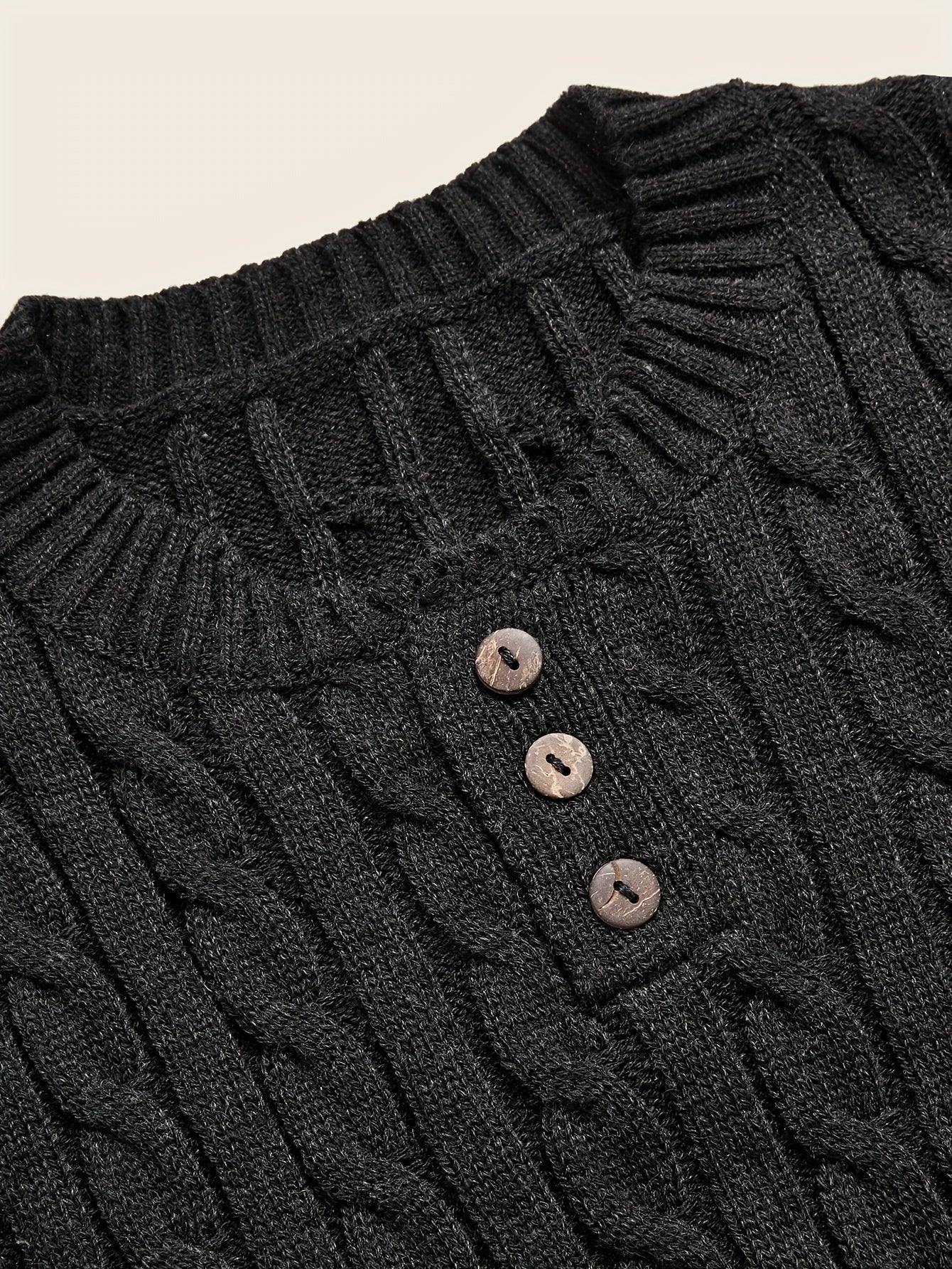 WW | Casual Men's Button-Down Sweater