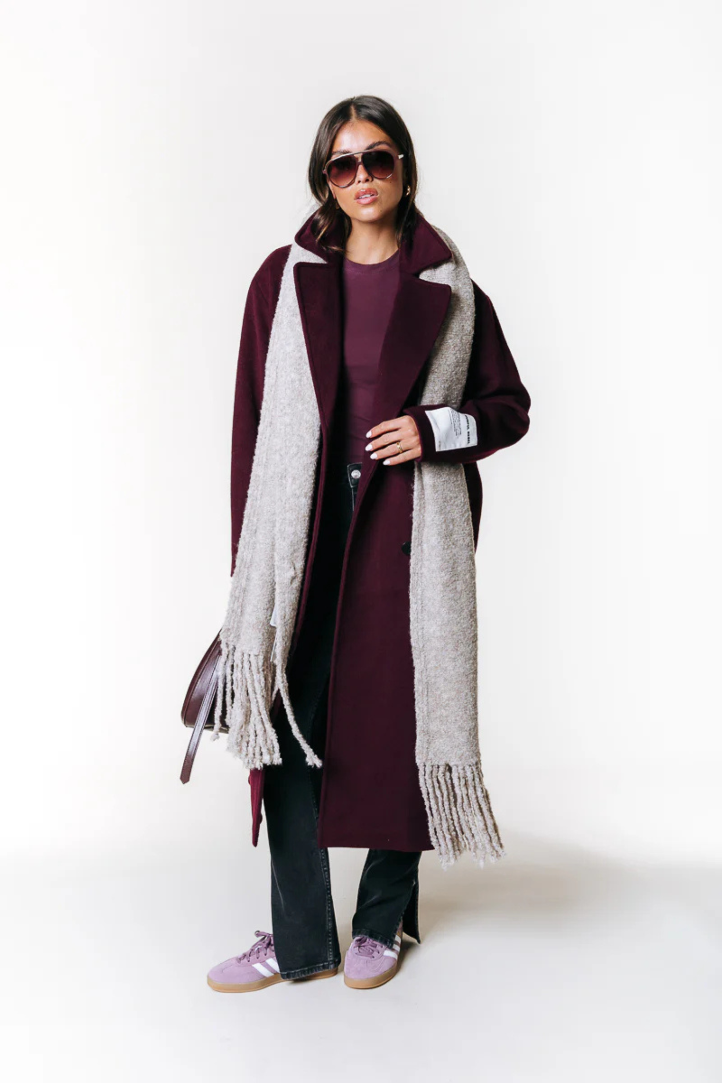 Vania | Wool coat in a classic length