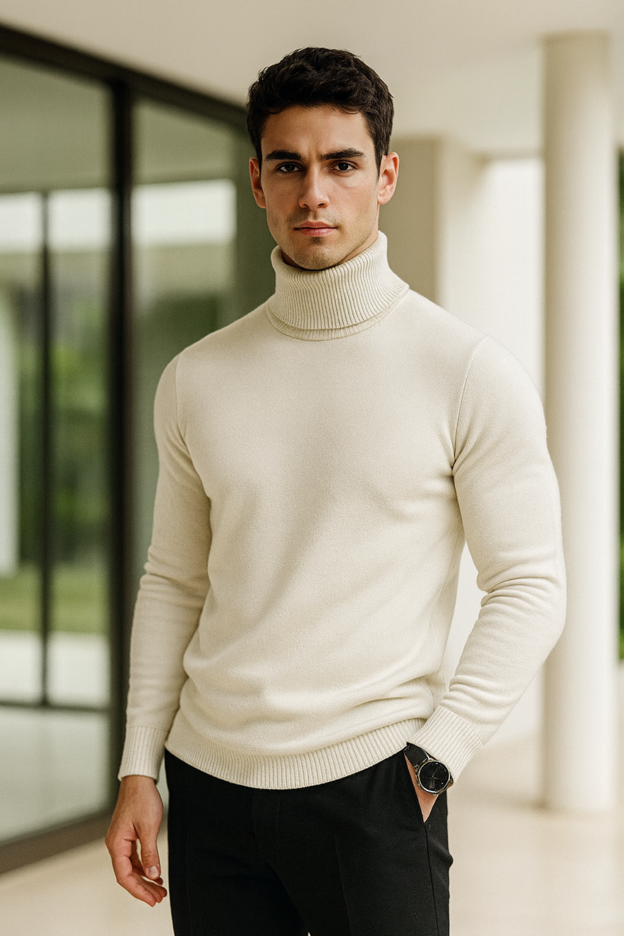 Enzo | Knitted Turtleneck Sweater