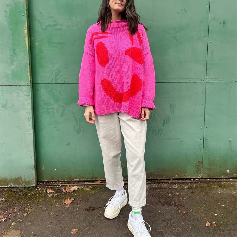 WW | Smiley Strickpullover
