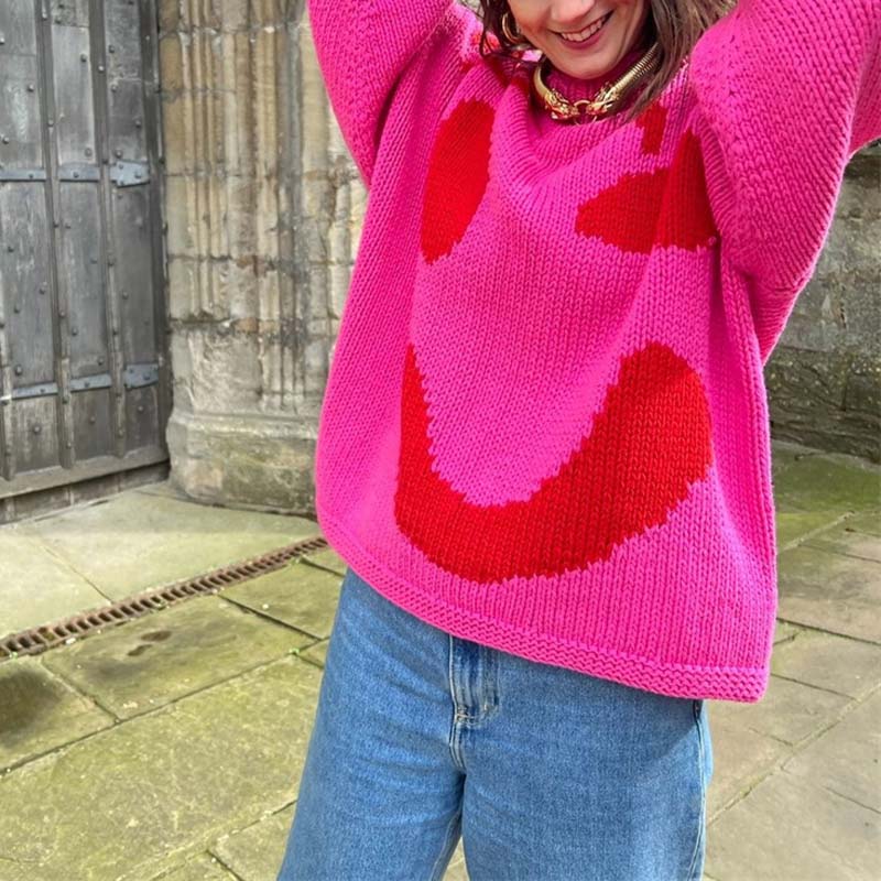 WW | Smiley Strickpullover