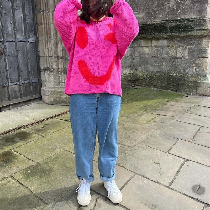 WW | Smiley Strickpullover