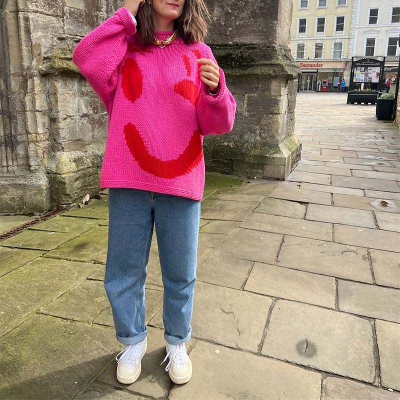 WW | Smiley Strickpullover