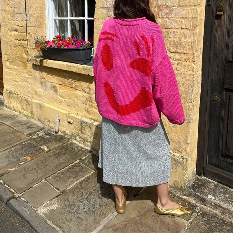 WW | Smiley Strickpullover