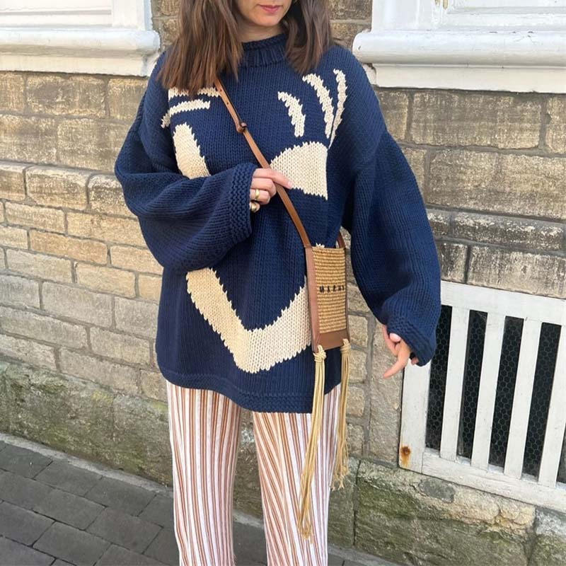 WW | Smiley Strickpullover