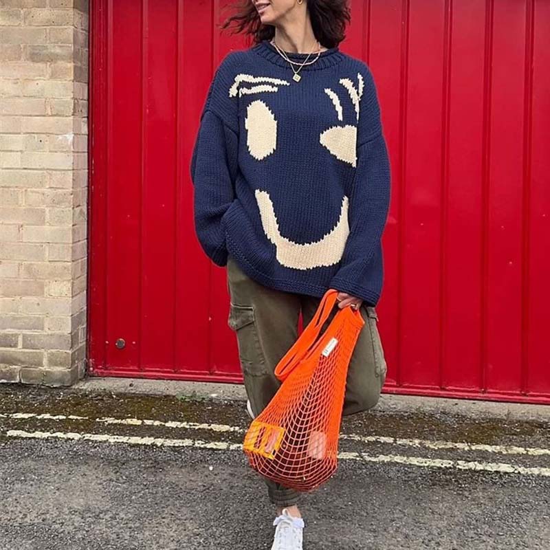 WW | Smiley Strickpullover