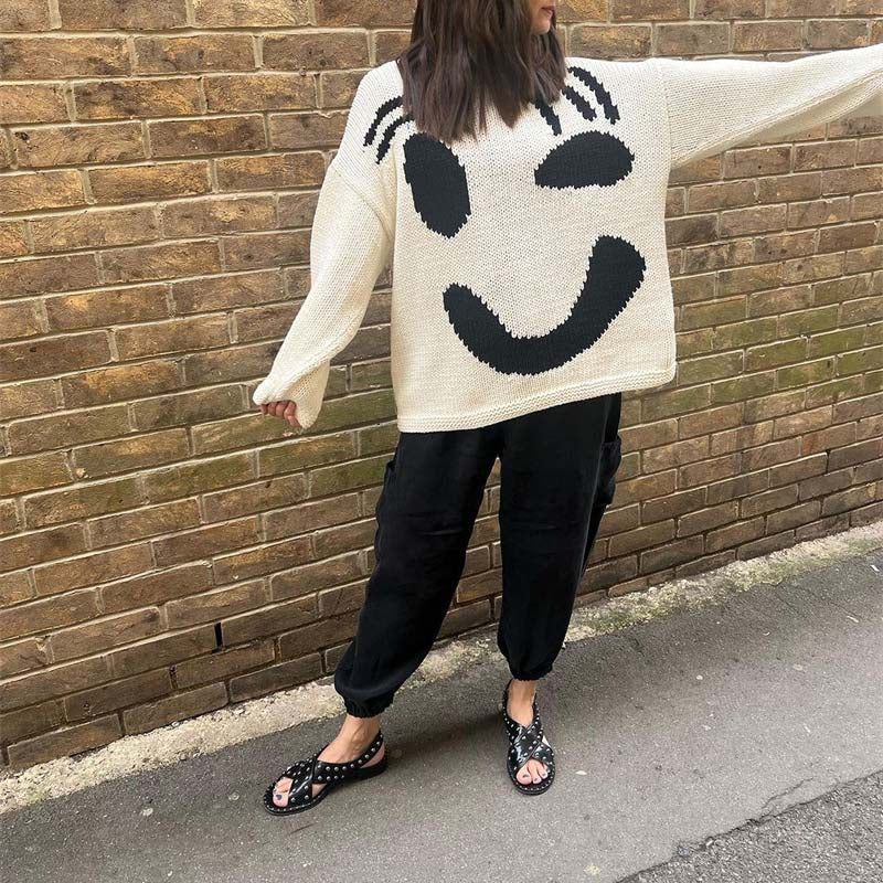 WW | Smiley Strickpullover