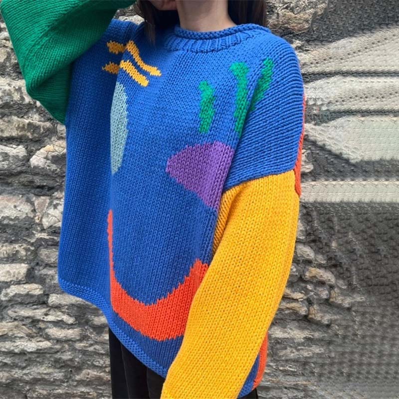 WW | Smiley Strickpullover