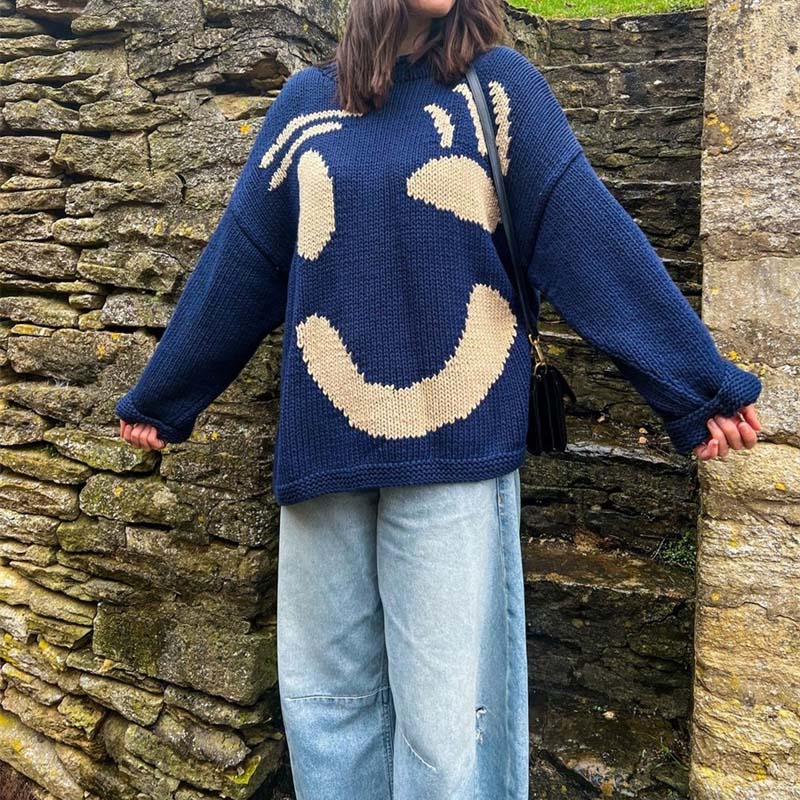 WW | Smiley Strickpullover