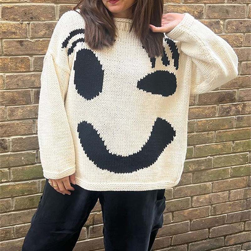 WW | Smiley Strickpullover
