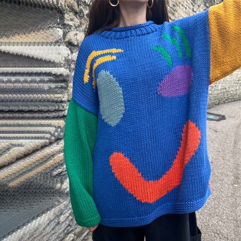 WW | Smiley Strickpullover