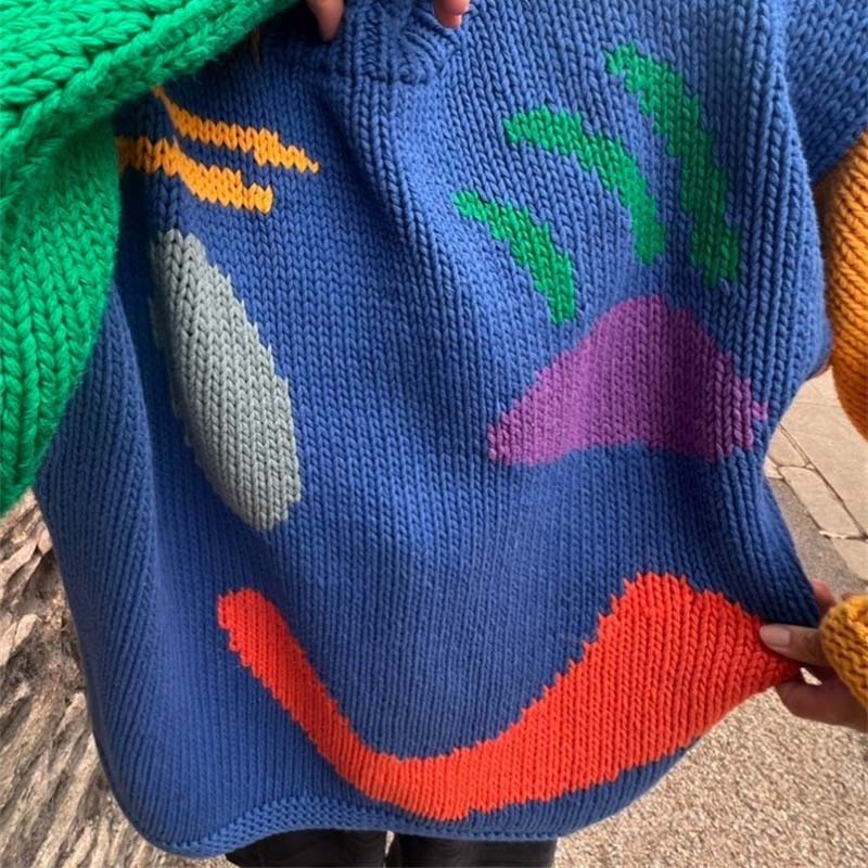WW | Smiley Strickpullover