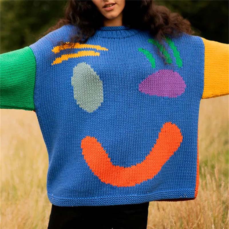 WW | Smiley Strickpullover