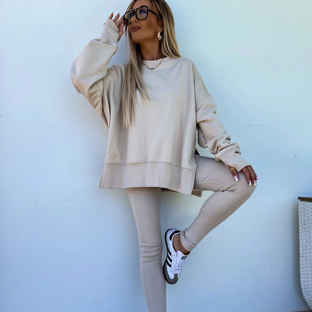 WW | Gemütliches Oversized-Sweatshirt und Leggings-Set