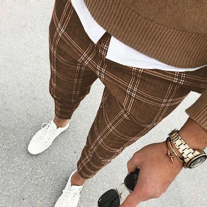 WW | Herren karierte Hose