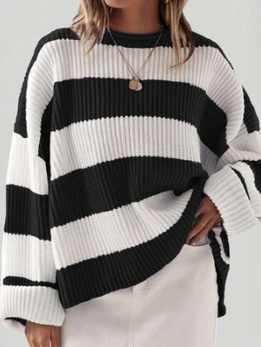 WW | Lässiger gestreifter Pullover für Damen