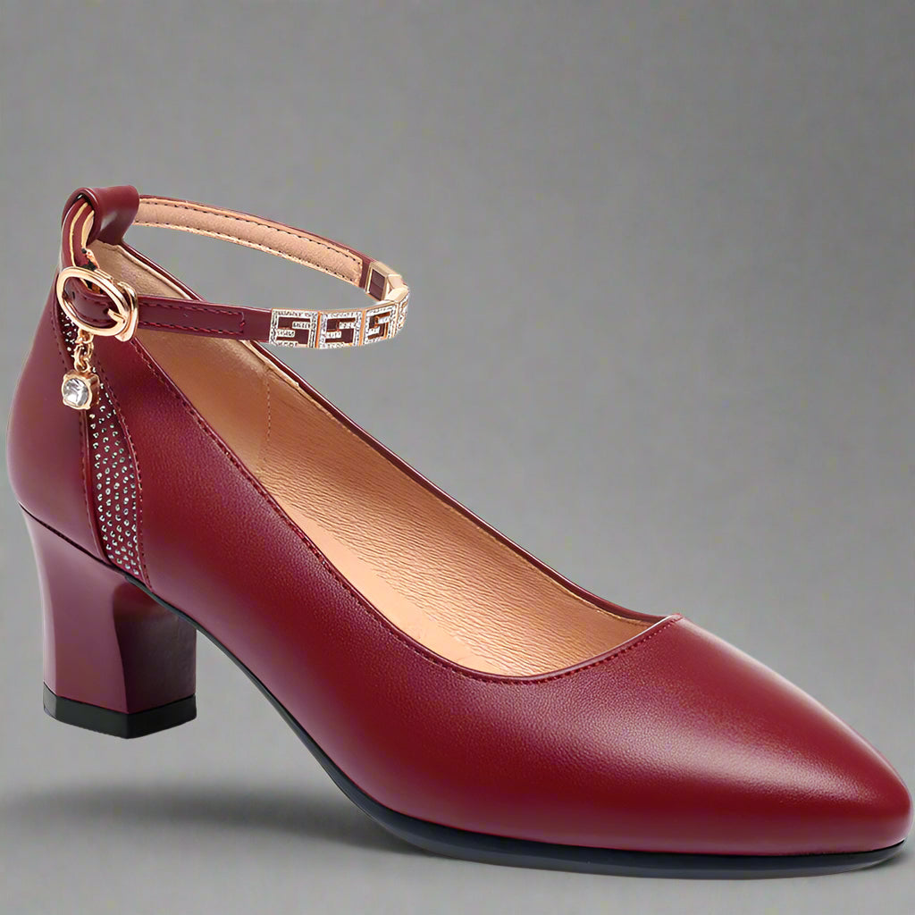 Iselin™ | Premium Patent Leather Pumps for Your Office Style