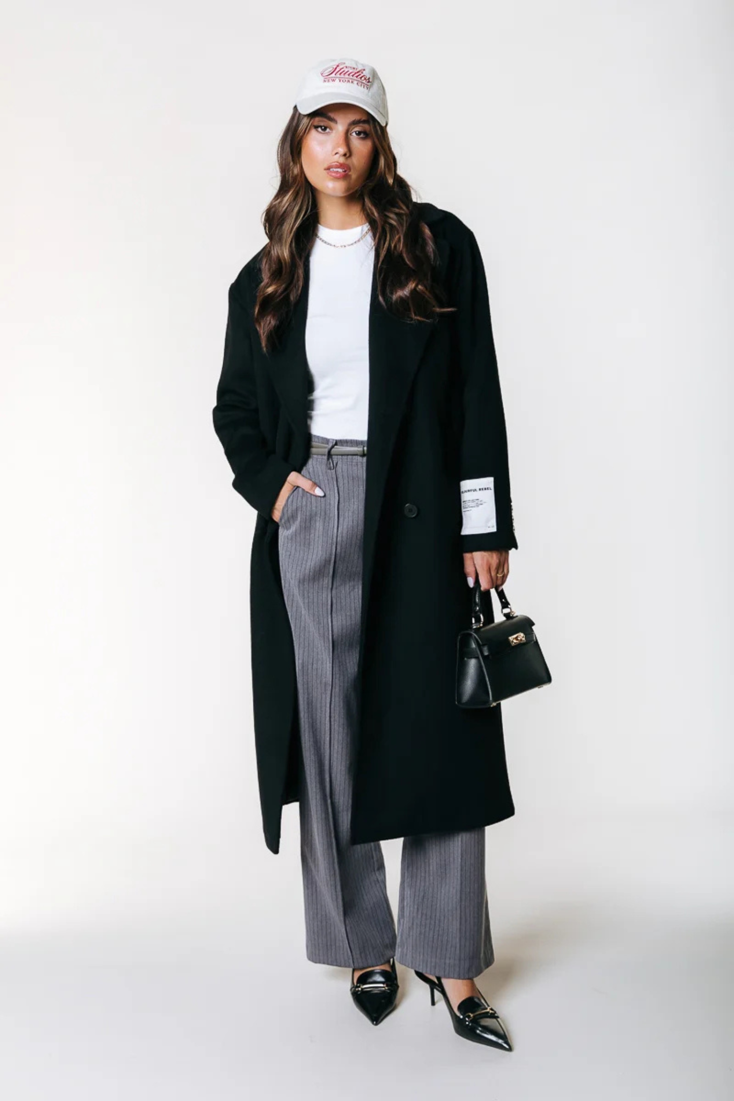 Vania | Wool coat in a classic length