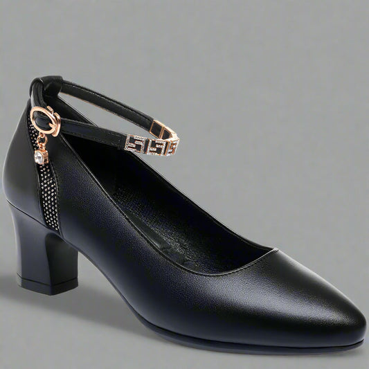 Iselin™ | Premium Patent Leather Pumps for Your Office Style
