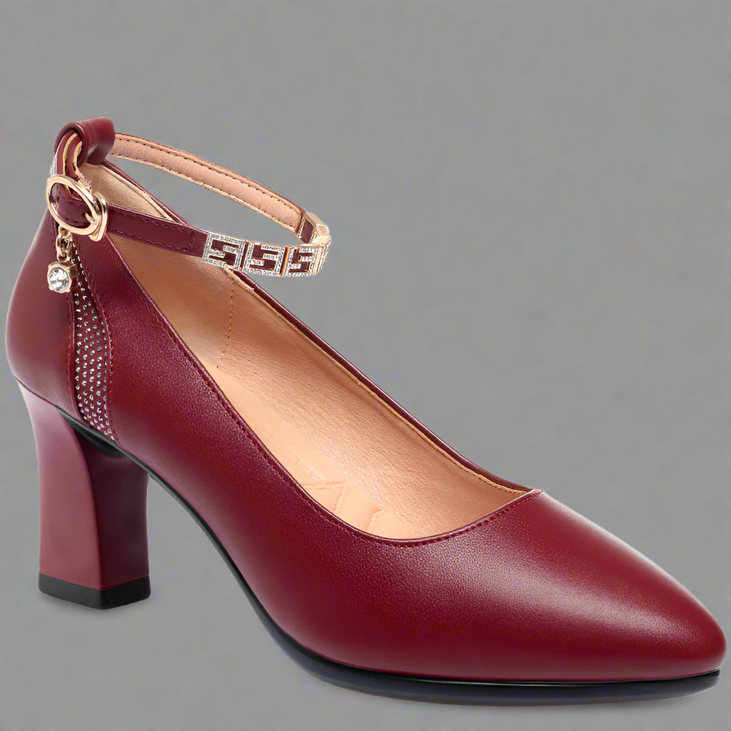 Iselin™ | Premium Patent Leather Pumps for Your Office Style