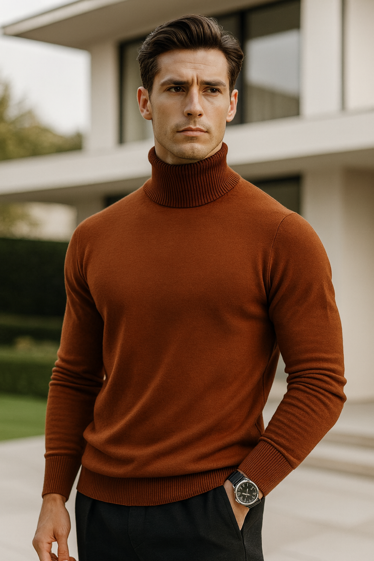 Enzo | Knitted Turtleneck Sweater