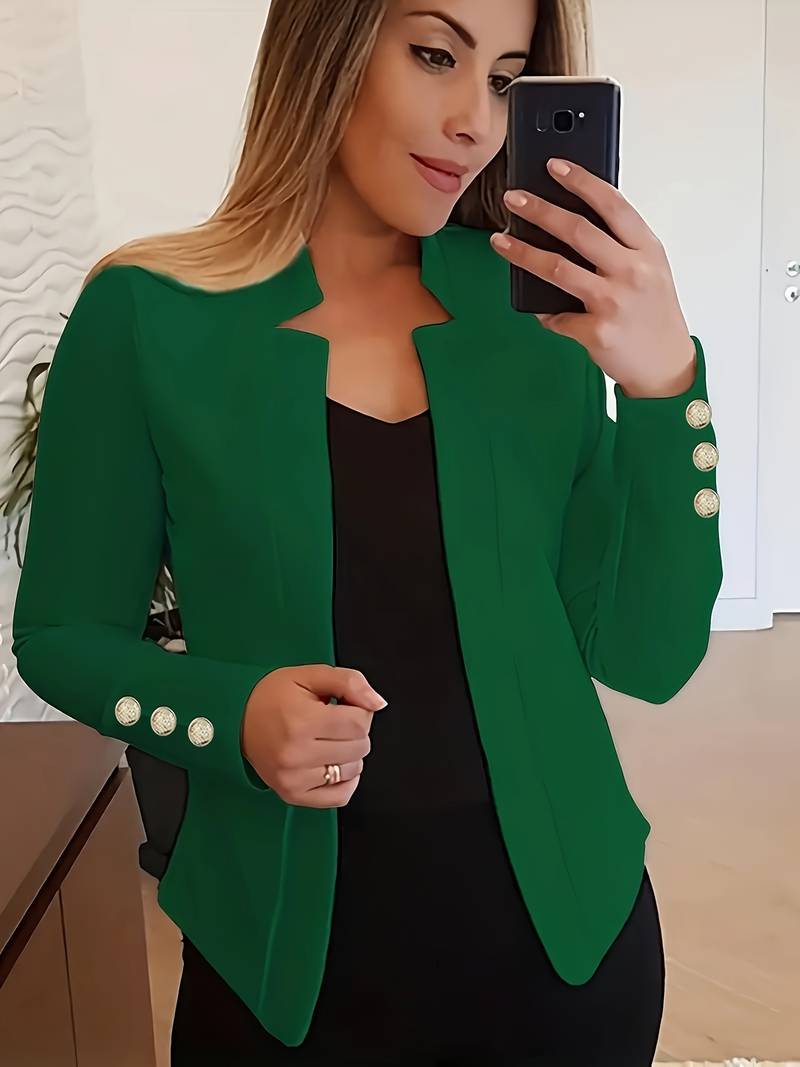 WW | Blazer informell mit Knöpfen und langen Ärmeln