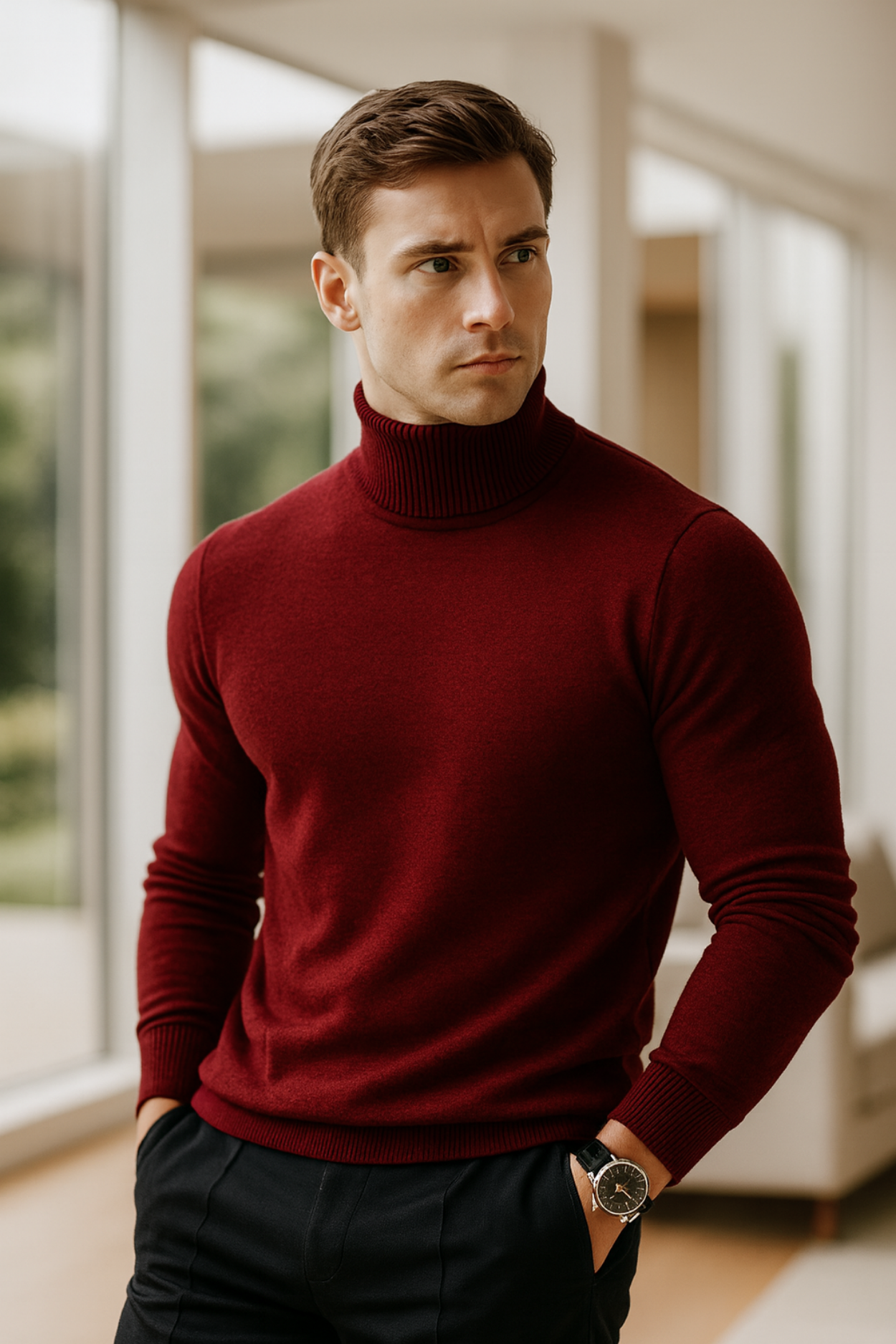 Enzo | Knitted Turtleneck Sweater