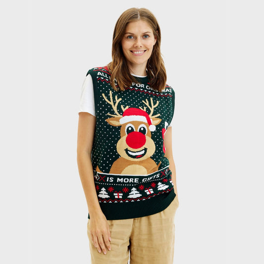 WW | Rudolphs Weihnachtsstrickjacke - Damen