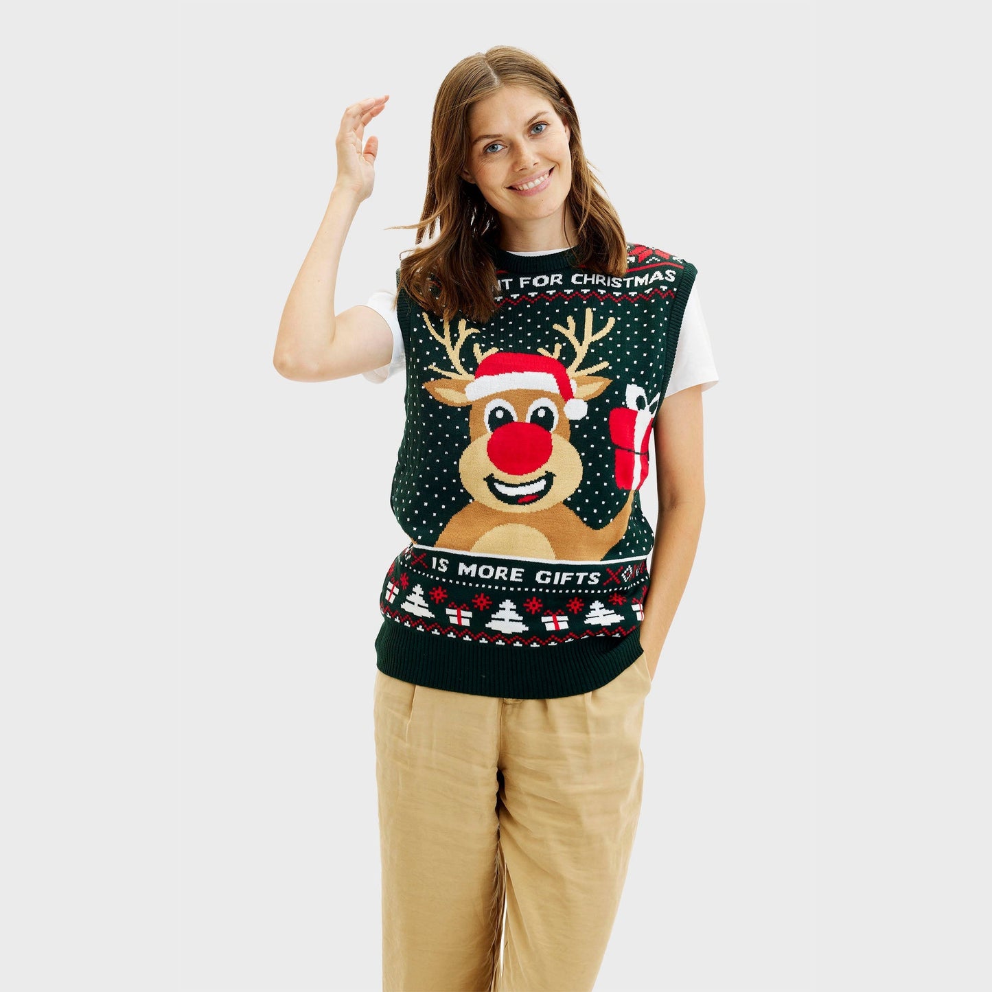WW | Rudolphs Weihnachtsweste - Damen
