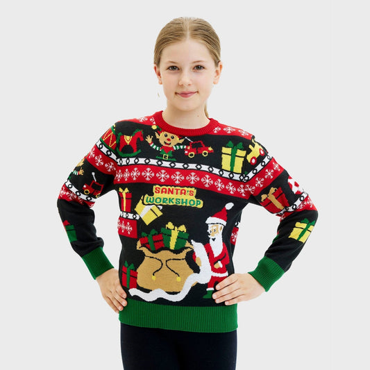 WW | Santa's Workshop Christmas Jumper - Kids