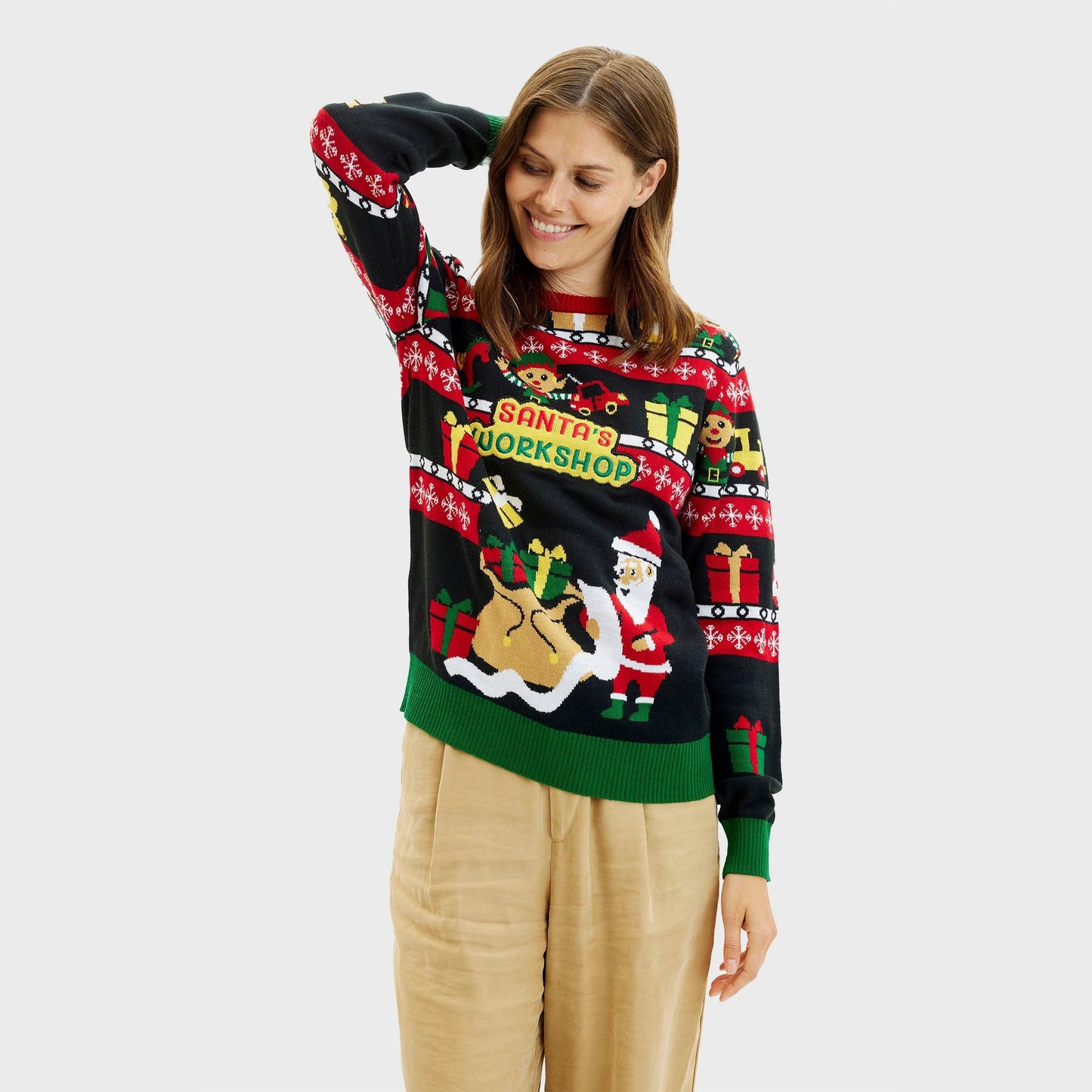 WW | Santa's Workshop Weihnachts-Pullover - Damen