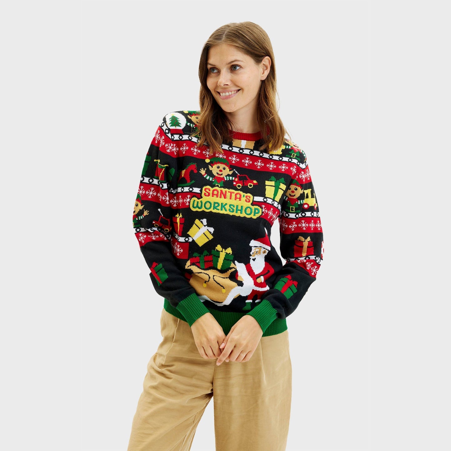 WW | Santa's Workshop Weihnachts-Pullover - Damen