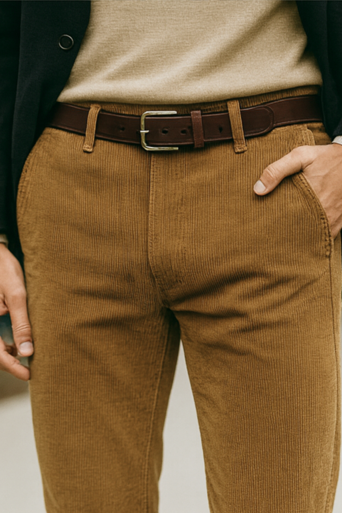 Sanz | Cord Suit Trousers
