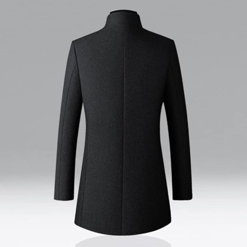 WW | Herren Einreihiger Trenchcoat - Lang
