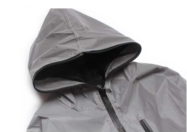 WW | Reflective Hooded Windbreaker