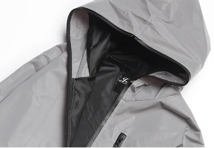 WW | Reflective Hooded Windbreaker