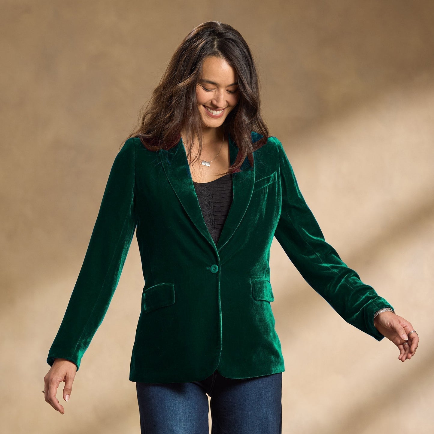 WW | Embroidered Velvet Autumn Jacket
