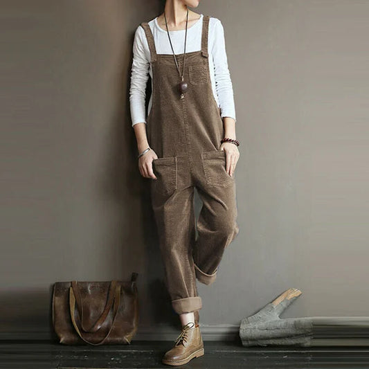 WW | Casual Corduroy Jumpsuit Design