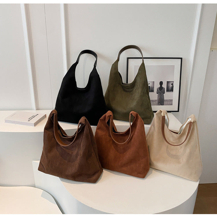 WW | Soft Suede Shoulder Bag