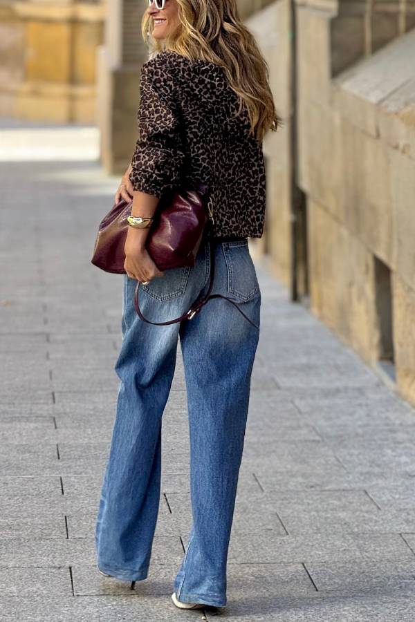 WW | Leopardenmuster Jacke